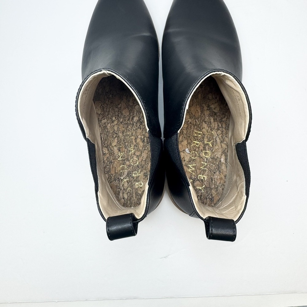 Sydney Brown Crepe Ankle Boot Black EU Size 39 / US Size 9 - Picture 9 of 13
